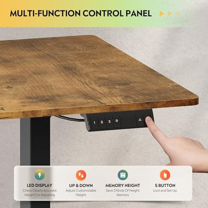 devaise 63 inch standing desk with split top, package contents