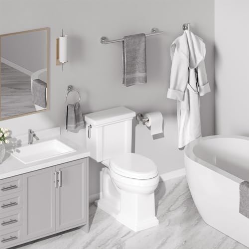ushower 4pcs brushed nickel bathroom accessories set, 18-inch, package contents