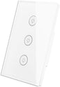 MOES WiFi Smart Wall Touch Light Switch Glass Panel Wireless Remote Control by by MOES