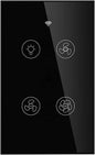 MOES WiFi Smart Ceiling Fan Light Wall Switch, Smart Life/Tuya APP Remote Timer by MOES
