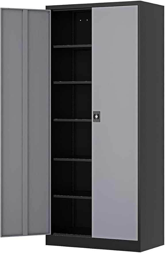 71” Tall Metal Storage Cabinet- Steel File Cabinets by Fesbos