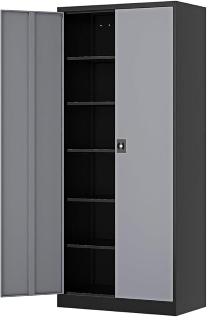 71” Tall Metal Storage Cabinet- Steel File Cabinets by Fesbos