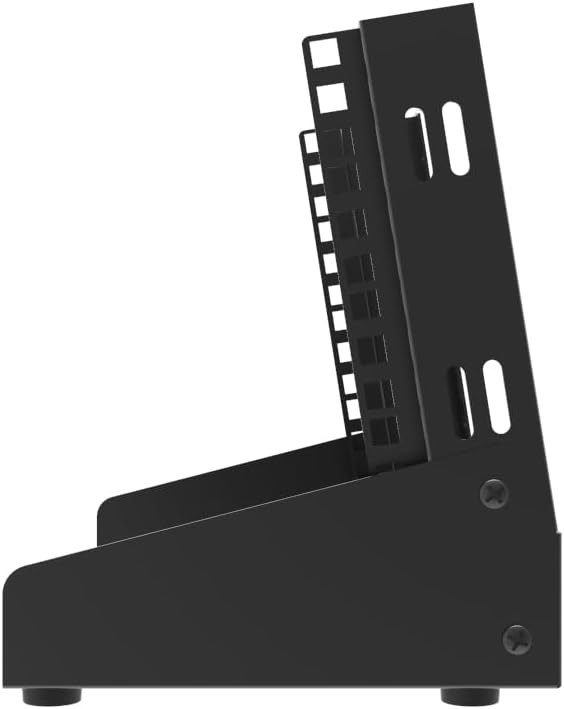 QiaoYoubang 10 inch Small Desktop Network Rack, 4U Mini Open Frame Desktop - Image 3