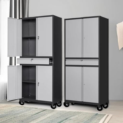 Letaya Metal Garage Storage Cabinet - Image 5