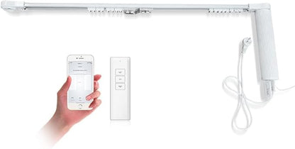 OlideSmart DIY WiFi Smart Automatic Curtain Motor Track System, Automatic by Olide
