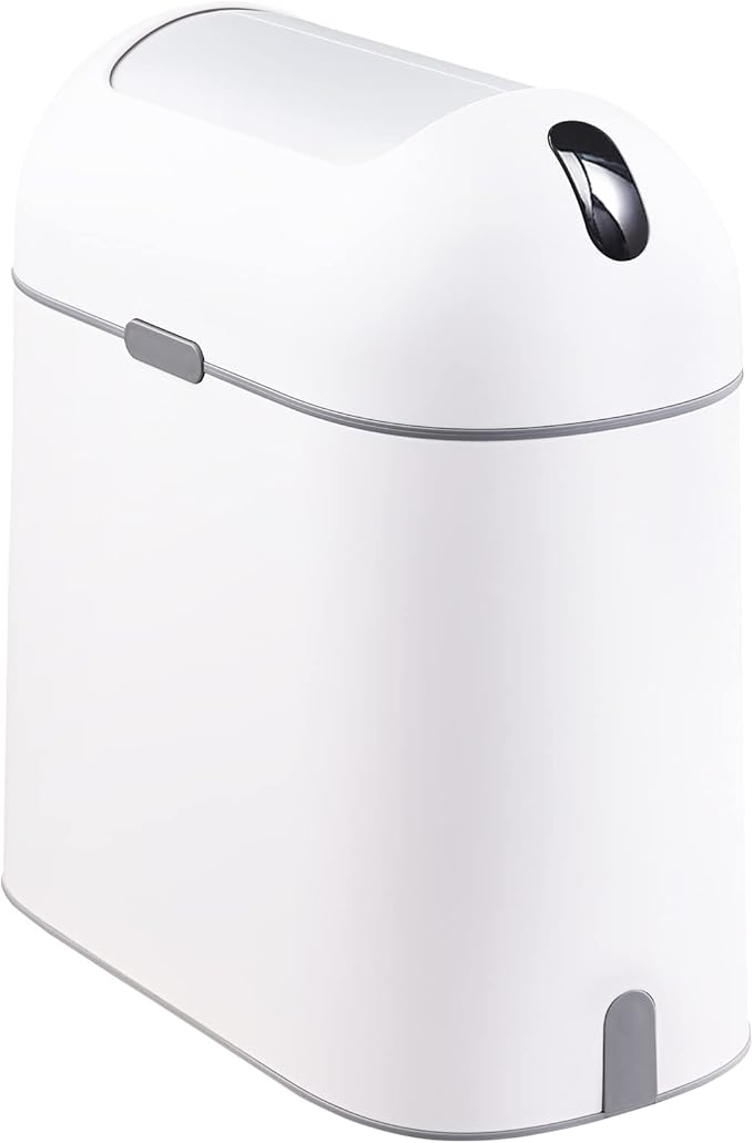 ELPHECO Bathroom Trash Can, 2.5 Gallon Motion Sensor Waterproof Trash Bin by ELPHECOUSA