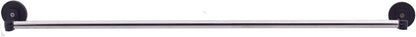 YYST Type A 16"-39.5" Magnetic Curtain Rod for Metal Door,Magnetic Window Café, French Door Sash Rod W Magnets (Black -1)