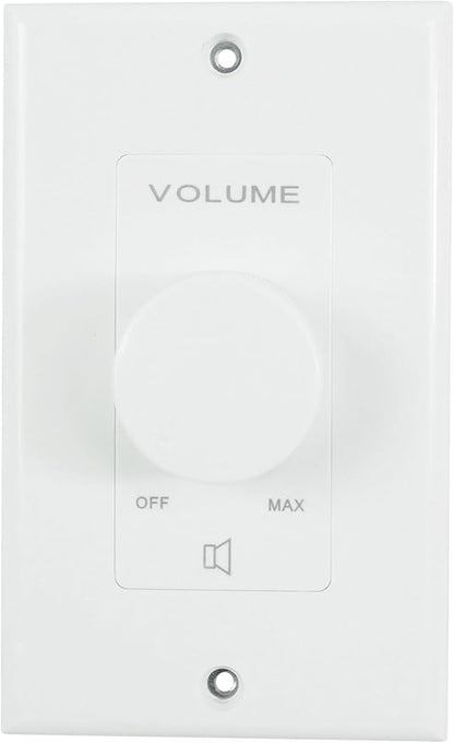 Rockville VOL70200 White 200W 70V/100V Volume Control Zone Controller, - Image 2