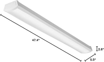 Lithonia Lighting 4 Foot LED Light Fixture, Low-Profile LED Wraparound Flush - Image 9