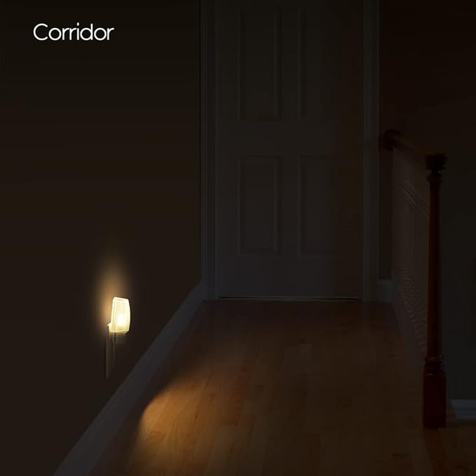 Emotionlite Plug in Night Light, Warm White LED Nightlight, Dusk to Dawn Sensor - Image 4