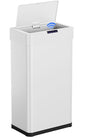 Arlopu Automatic Trash Can, Sensor Motion Stainless Steel Garbage Bin, by Arlopu