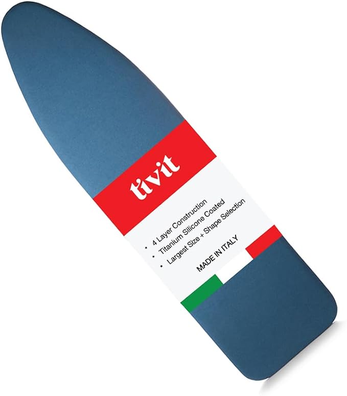 TIVIT Ironing Board Cover 16 x 58, Performance Grade Titanium Coated Pro Grip by TIVIT