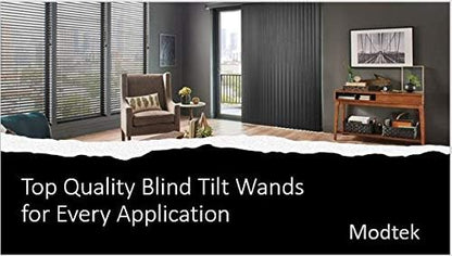 New Blind Wand/Rod - Color White- High Strength (12" White 4 Pack)