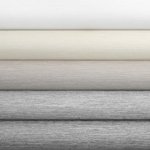 Motorized Blinds with Remote, App, Voice Control - 100% Blackout | Custom Motorized Roller Shades for Windows Doors, Ultra Quiet Smat Electric Blinds Work with Apple Homekit, Alexa, Google