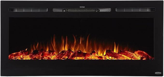 Touchstone Smart Electric Fireplace-The Sideline 45" Wide-in Wall Recessed - Image 2