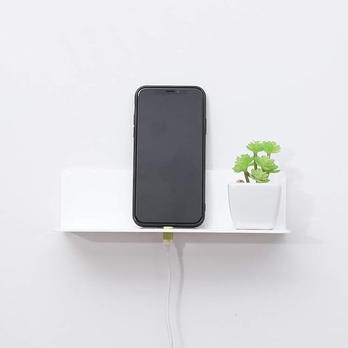 IEEK 9 Inch Acrylic Floating Shelves Set of 4, Small Wall Display Shelf - Image 6