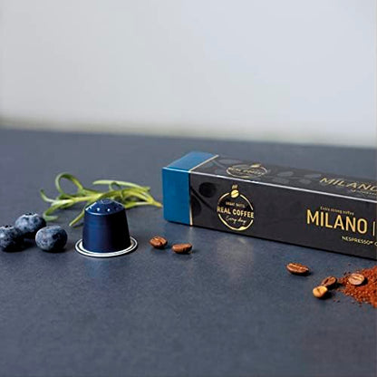 Strong Espresso Variety Pack for Nespresso | 100 Bold Aluminum Pods| 5 Intense - Image 6