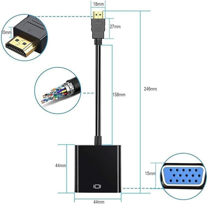 HDMI to VGA Adapter 2 Pack, Compatible - Image 4