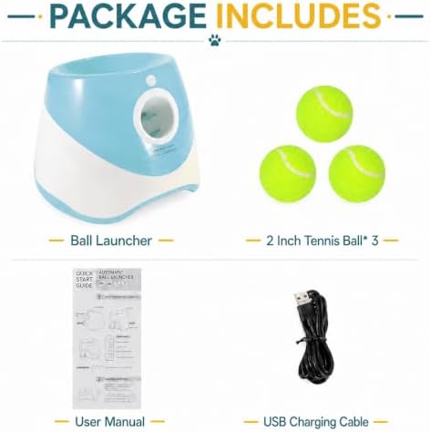 automatic dog ball launcher with 3 adjustable shoot, view 9