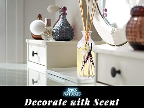 Urban Naturals Lavender Vanilla Reed Diffuser Set | Room Scent Infuser - Image 5