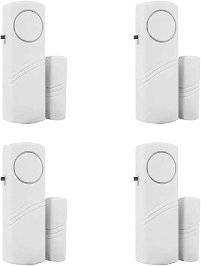 4 Pack Window Alarm Door Magnetic Sensor Alarm by Caoxiong
