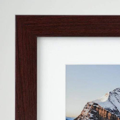 Frame It Easy 33 x 30 Merlot Wood Frame - Image 2