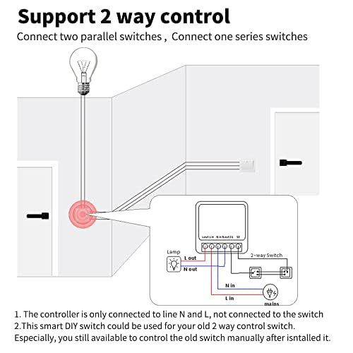 IHSENO ZigBee3.0 Smart Switch Mini Relay Switch, ZigBee Smart Light Switch Need - Image 3
