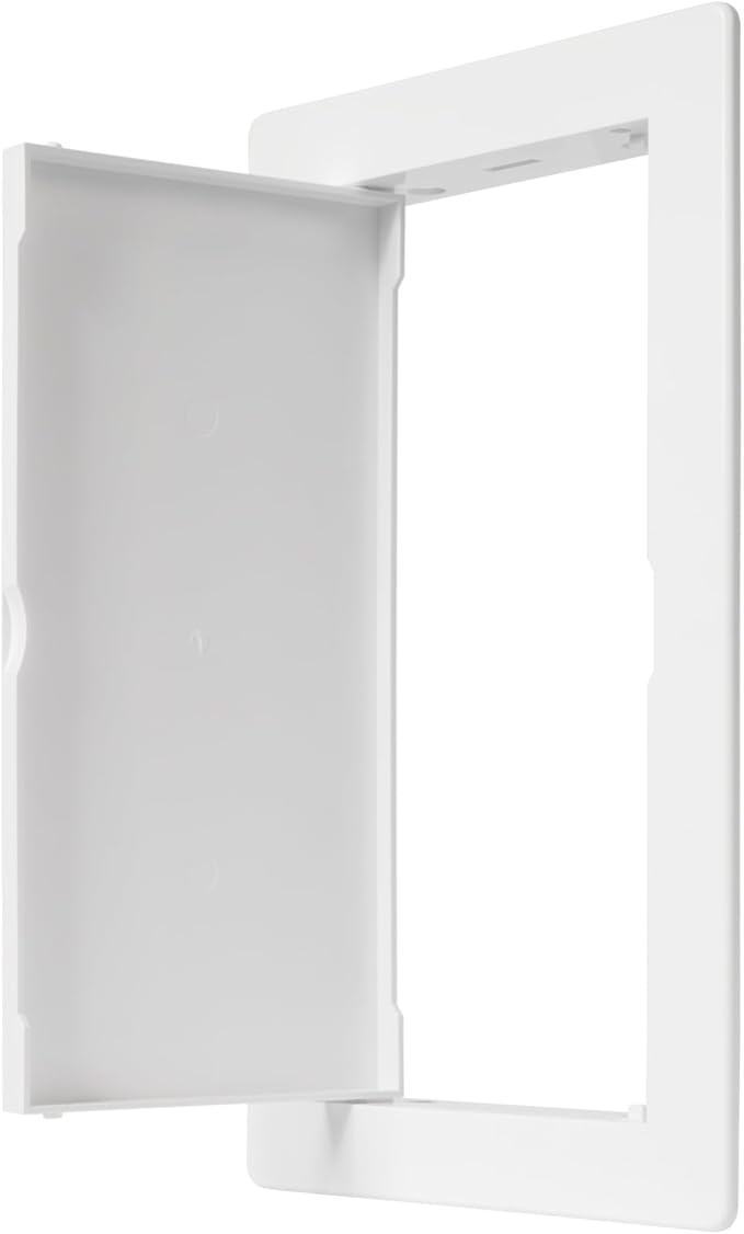 4" x 8" White Plastic Access Panel. Service Shaft Door Panel. Plumbing - Image 7
