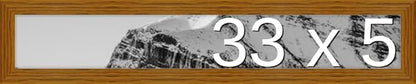 Frame It Easy 33 x 5 Hazel Wood Frame by FrameItEasy