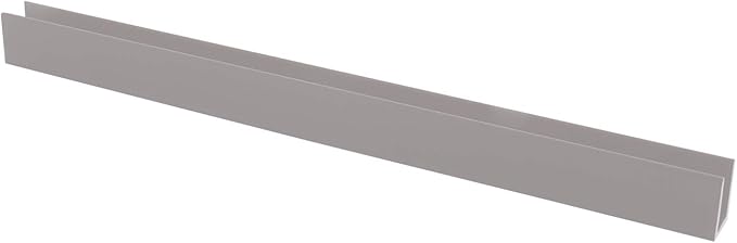 Brixwell SDCD38SN-CCP48 Satin Nickel 3/8" Fixed Panel Shower Door Deep U-Channel - Image 4