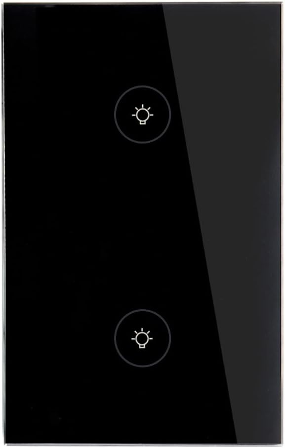 WiFi Smart Wall Touch Light Switch Glass Panel Wireless Remote Control by by MOES