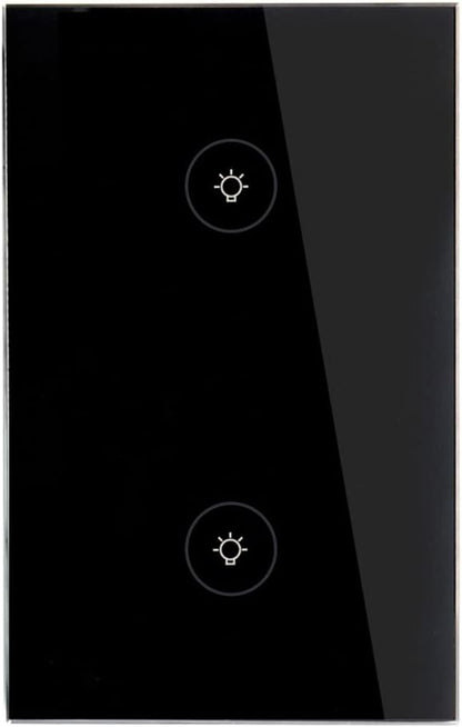 WiFi Smart Wall Touch Light Switch Glass Panel Wireless Remote Control by by MOES