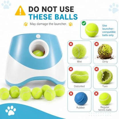 automatic dog ball launcher with 3 adjustable shoot, package contents