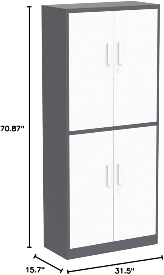 Yizosh Metal Storage Locking Cabinet - Image 3