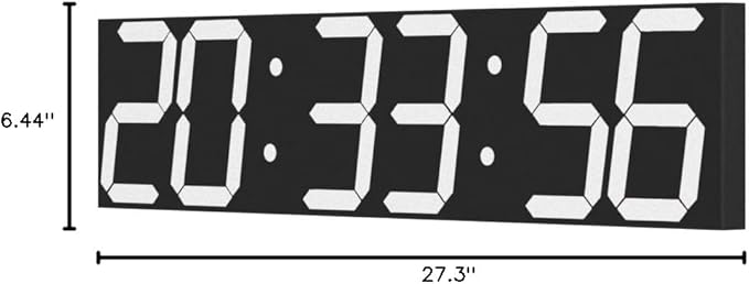 CHKOSDA Digital Wall Clock, Oversize Led Digital Clock - Image 8
