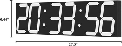 CHKOSDA Digital Wall Clock, Oversize Led Digital Clock - Image 8