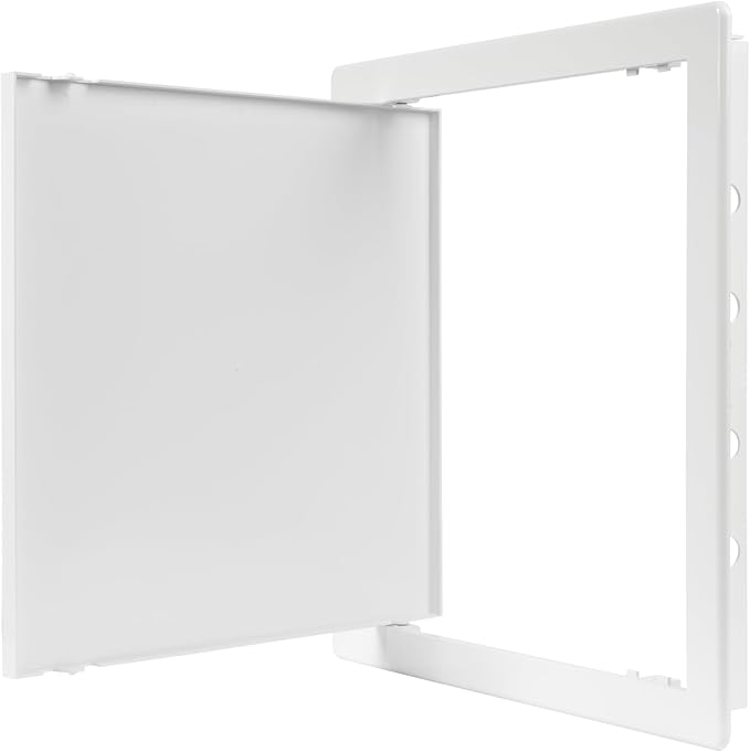 12" x 12" White Plastic Access Panel. Service Shaft Door Panel. Plumbing - Image 7