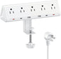 6.5 FT Desk Clamp Power Strip by anntane