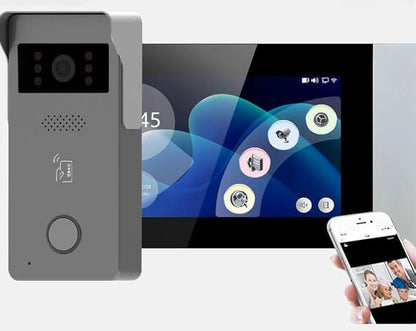 MENGQI-CONTROL Tuya Smart Office/Home Wireless WiFi Doorbell Camera Security - Image 2