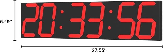 CHKOSDA Digital Wall Clock, Oversize Led Digital Clock Large Display - Image 9