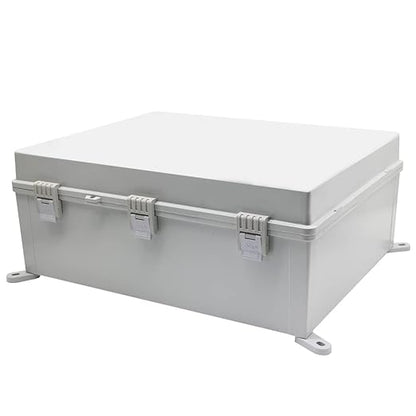 Co. ABS Waterproof IP67 15.75" x 19.68" x 7.87" Hinged Electronics Box by DJCSupplyCompany