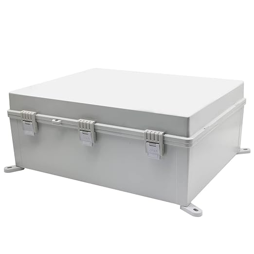 Co. ABS Waterproof IP67 15.75" x 19.68" x 7.87" Hinged Electronics Box by DJCSupplyCompany