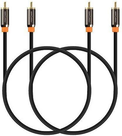 FosPower Digital Audio Coaxial Cable Premium S/PDIF RCA Male to RCA Male by FosPower