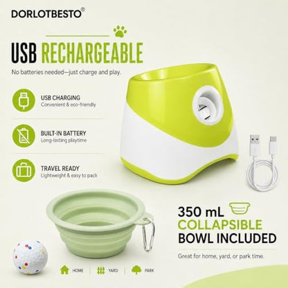 automatic ball launcher for medium dogs, 2.28-inch etpu, close-up detail