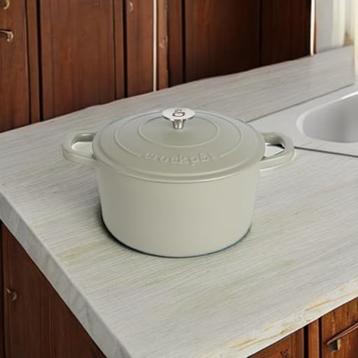 Crock-Pot Artisan 7-Quart Round European Enameled Cast Iron Dutch Oven - Image 5