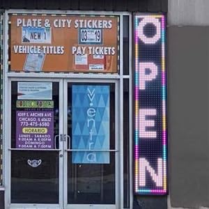 P6 Outdoor Full Color 40 x 18 inches Led Sign WIFI And USB Programmable Led Sign - Image 8