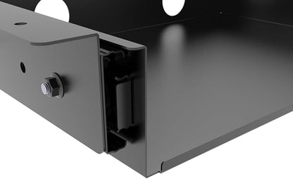 13 inch Under Desk Slide Out Storage Shelf, Sliding Under Desk Tray Drawer - Image 6