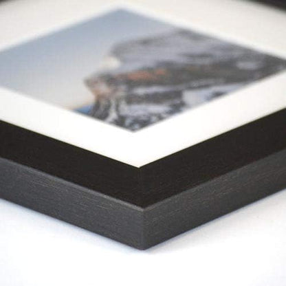 Frame It Easy 33 x 29 Coffee Wood Frame - Image 3