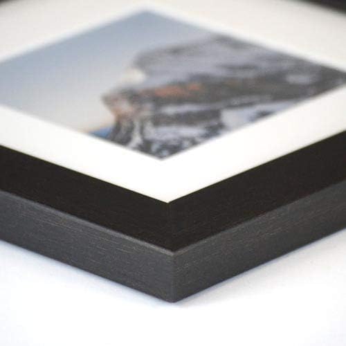 Frame It Easy 33 x 5 Coffee Wood Frame - Image 3