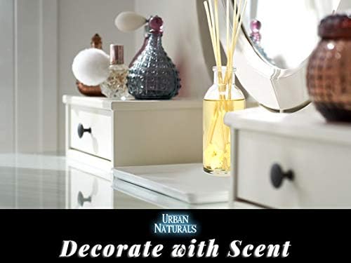 Urban Naturals Vanilla Orchid and Almond Scented Reed Diffuser Oil Set | Rich - Image 6